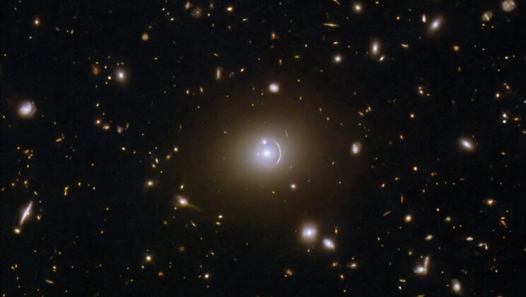 Hubble Captures a 19.5-Billion-Light-Year-Old Einstein Ring