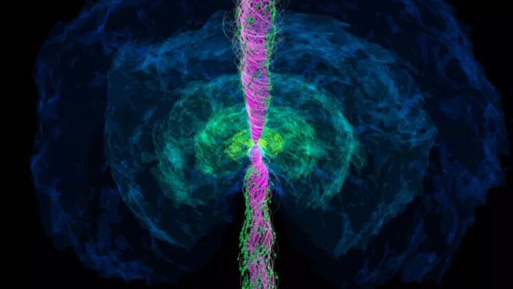 Supercomputer Unlocks Secrets of Gold Forging Colliding Stars