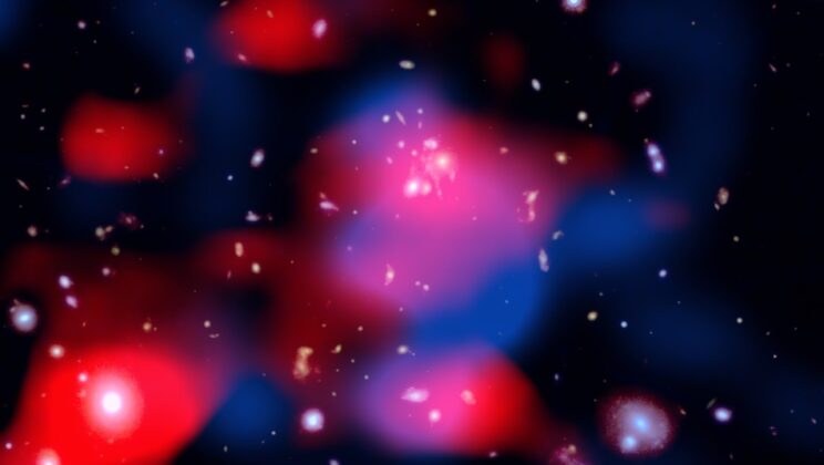 Astronomers Detect Ancient Radio Glow from a Galaxy Cluster Ten Billion Light Years Away