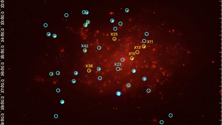 Ancient Star Explosions Discovered in a Galaxy 12 Million Light-Years Away