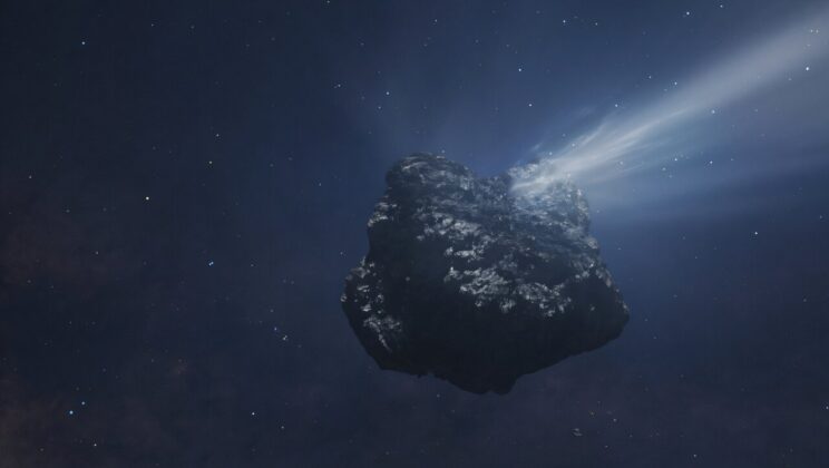 A Giant Comet Awakens in the Coldest Reaches of the Solar System
