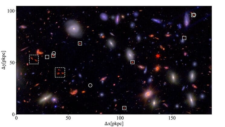 James Webb Finds a Mature Galaxy Cluster Just 650 Million Years After the Big Bang