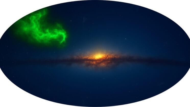 This High-Speed Hydrogen Cloud Is Hiding a Cosmic Secret