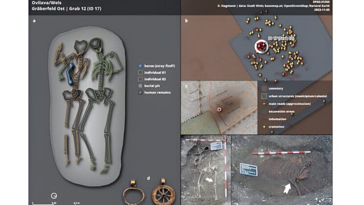 The Roman Mother and Daughter Buried With a Horse