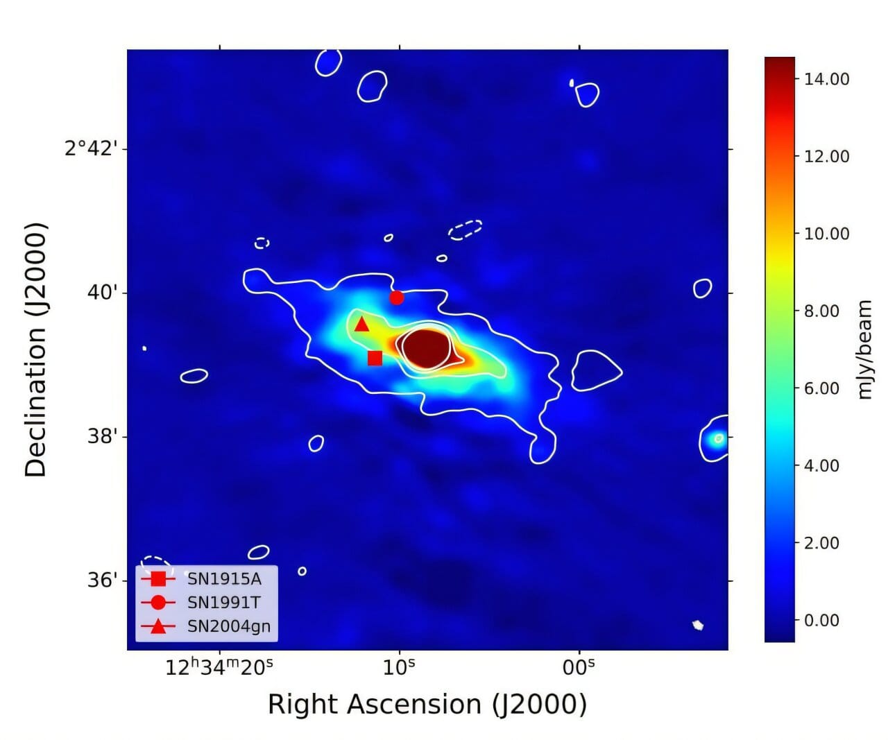 Astronomers Detect Hidden Black Hole Awakening in a Nearby Galaxy