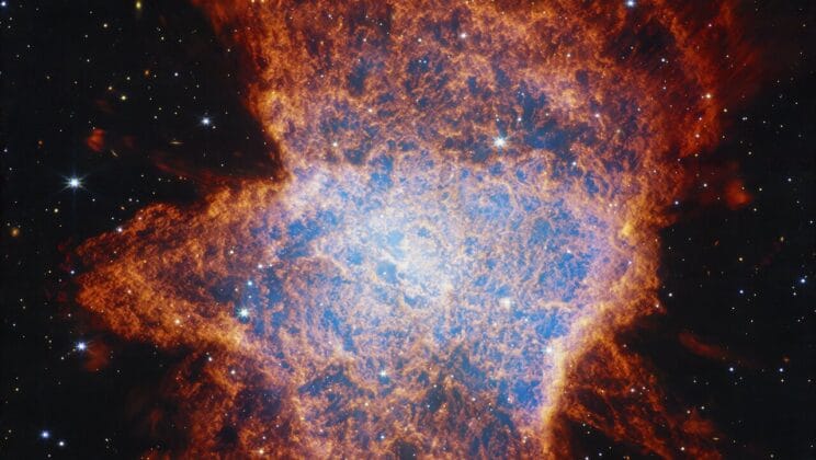 Webb Telescope Uncovers a Hidden Dance of Dying Suns in Deep Space