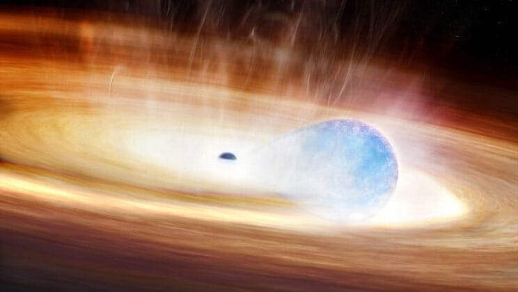 Astronomers Witness a Star Exploding While Trying to Swallow a Black Hole