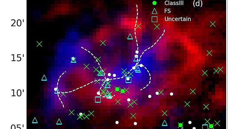 Two Giant Clouds Crashed in Space and the Result Was Pure Stellar Magic