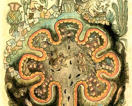 The Legend of the Seven Caves of Aztec Origin