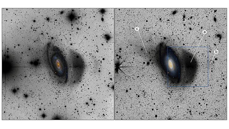 Astronomers Uncover a Hidden “Survivor Galaxy” Orbiting NGC 7531