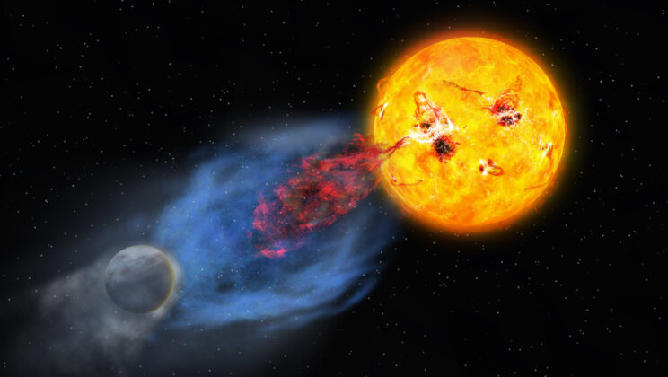 Young Sun’s Violent Blasts Could Be the Reason We Exist, New Study Suggests
