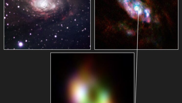 Astronomers Discover Two Giant Spiral Arms Feeding a Supermassive Black Hole