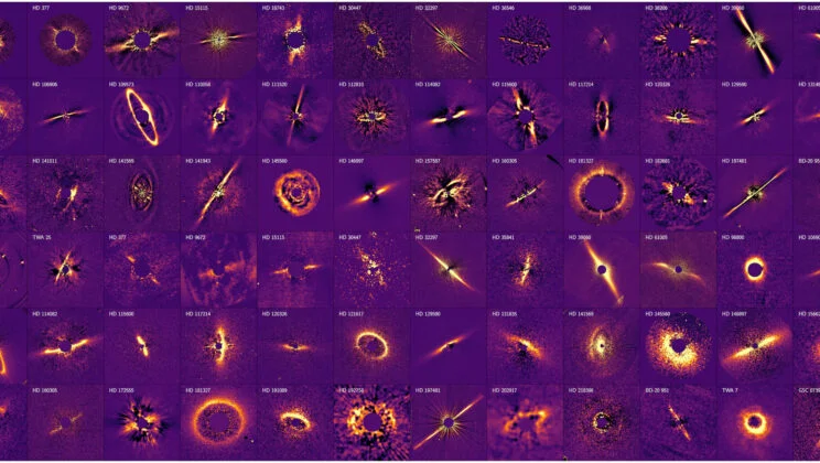 Astronomers Capture Stunning Images of Distant ‘Planetary Construction Zones’