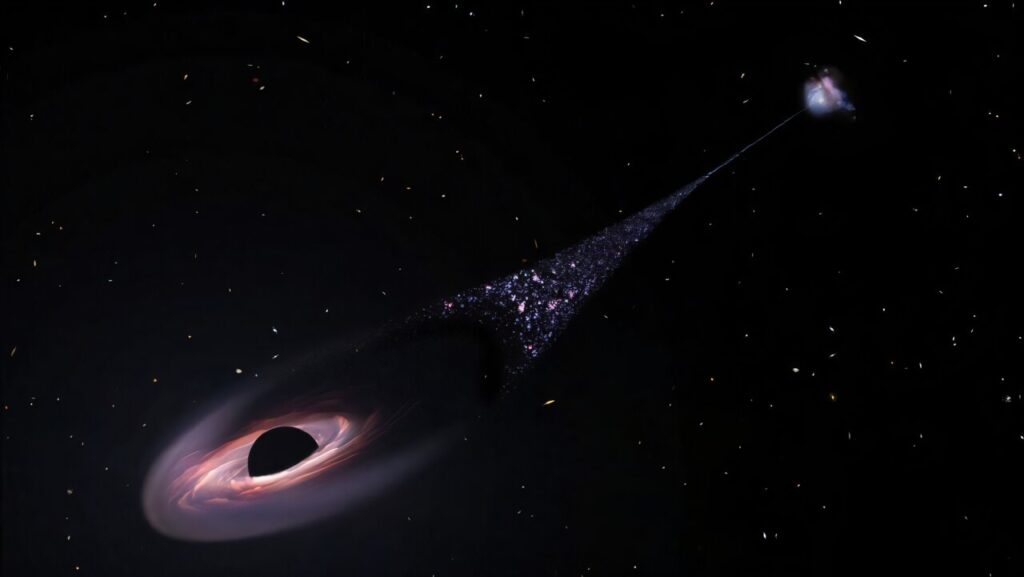 Astronomers Finally Catch a Supermassive Black Hole Fleeing Its Galaxy ...
