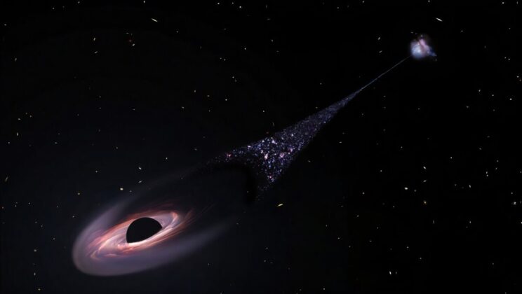 Astronomers Finally Catch a Supermassive Black Hole Fleeing Its Galaxy After 50 Years of Predictions