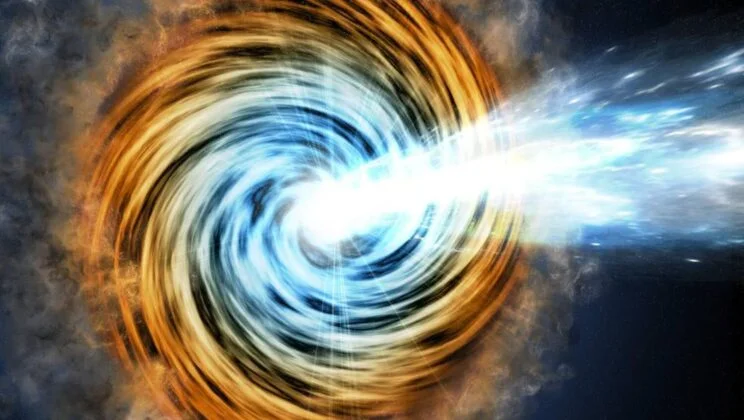 Astronomers Discover a Giant Cosmic Lighthouse Flickering Deep in the Silent Universe