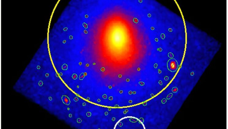 This Peaceful Looking Galaxy Cluster Is Actually Hiding a Violent Secret