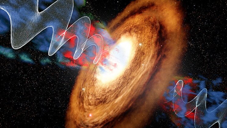 A Supermassive Black Hole Is Turning Into a Cosmic Fire Hose and Blasting Its Own Galaxy