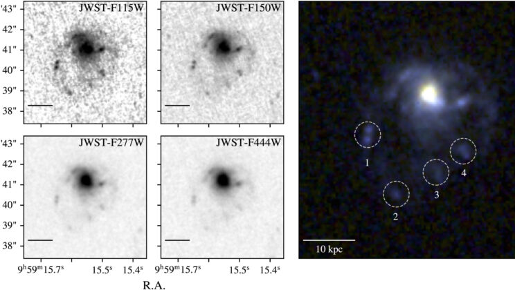 Astronomers Find a Massive Galaxy Bleeding Stars 8.5 Billion Years in the Past