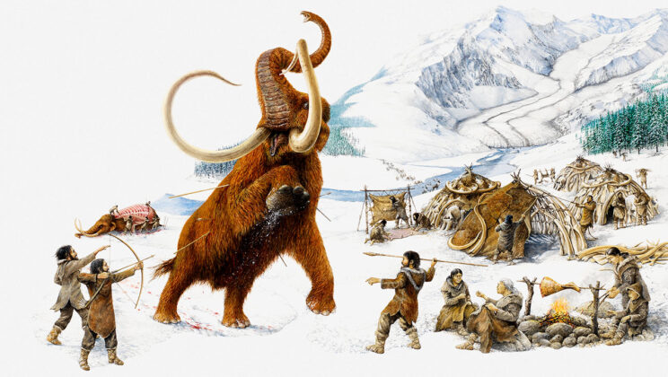 Human vs. Mammoth: How Early Humans Hunted Ice Age Giants