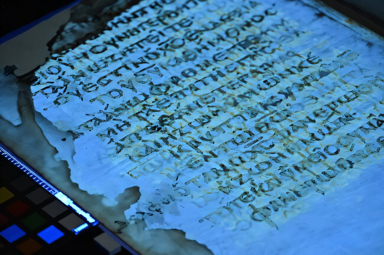Scientists Used Light To Summon Ghost Text From 1,500 Year Old Parchment