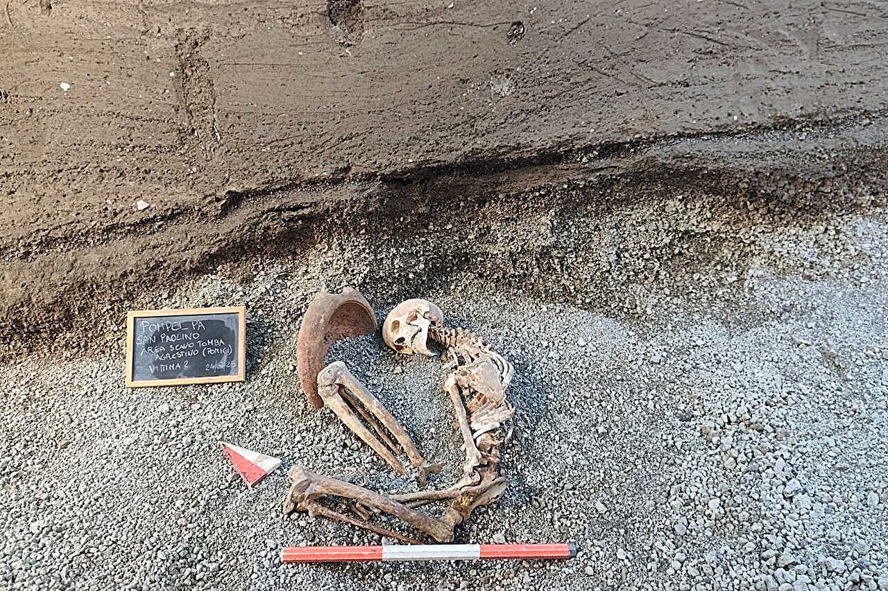 Archaeologists Discover the Face of an Ancient Roman Fugitive Fleeing the AD 79 Eruption