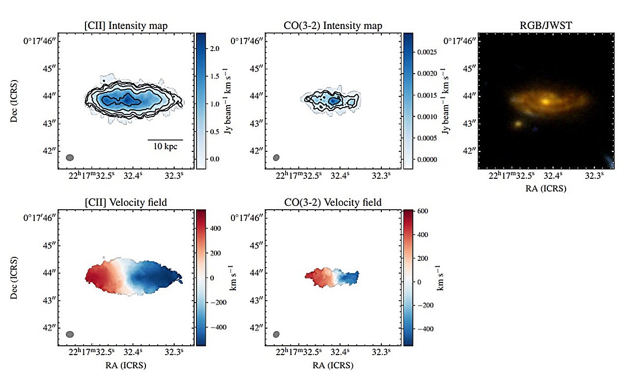 Scientists Found a Modern Looking Giant Galaxy at the Dawn of Time