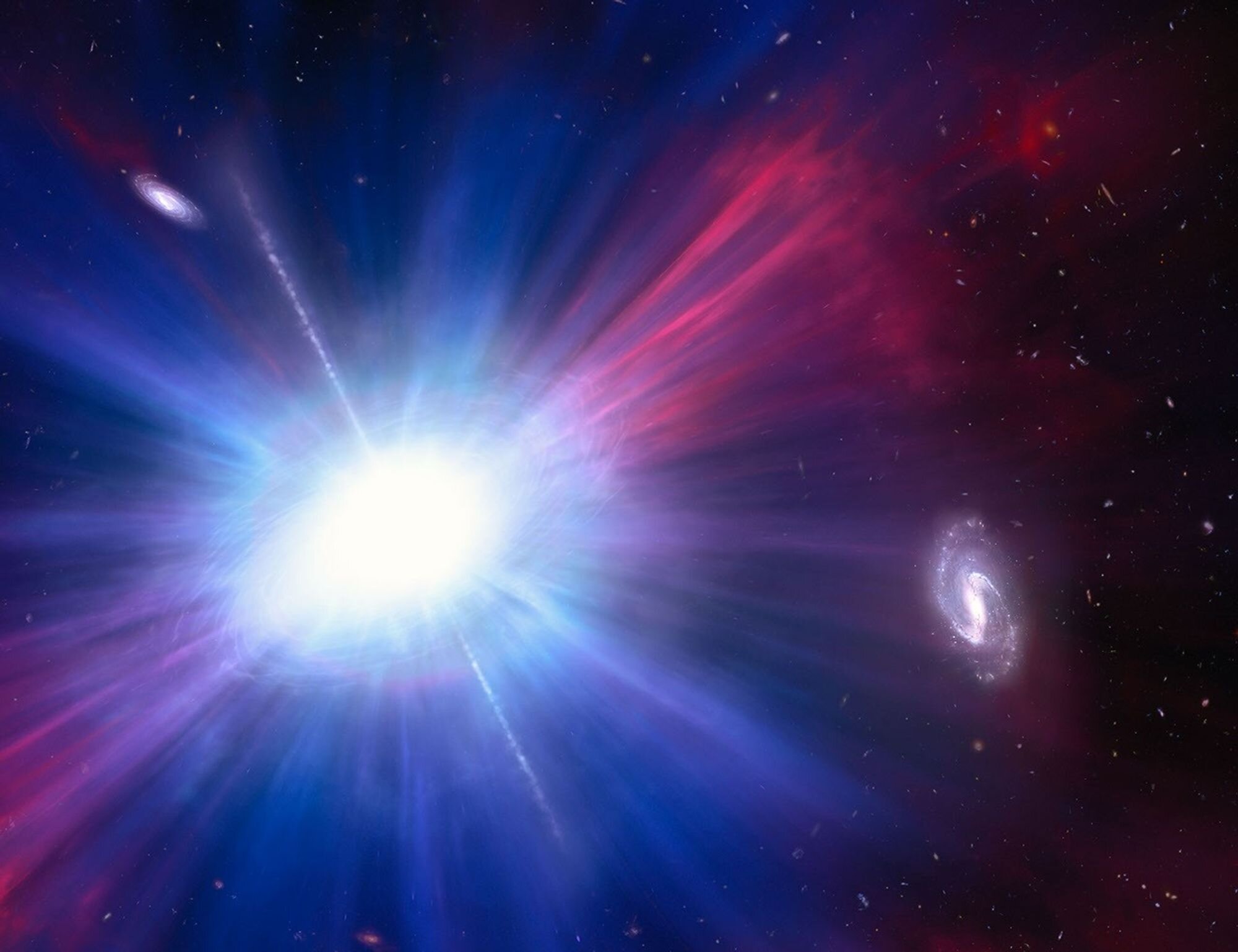 Strange Blue Flashes Are Exploding in Parts of Space Where Nothing Should Exist