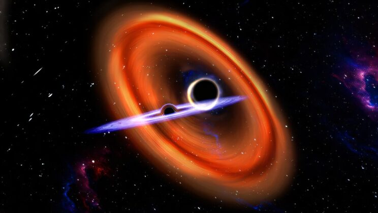 Astronomers Found Two Supermassive Black Holes Locked in a Death Spiral