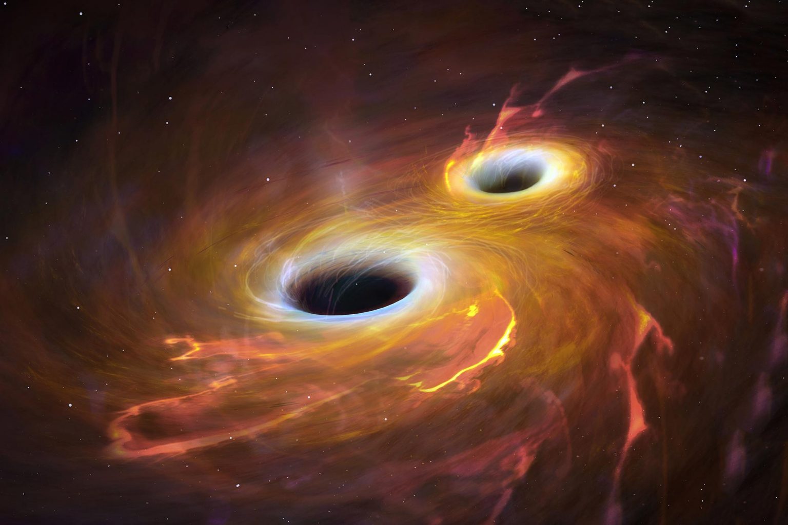 What Happens If Two Black Holes Collide?