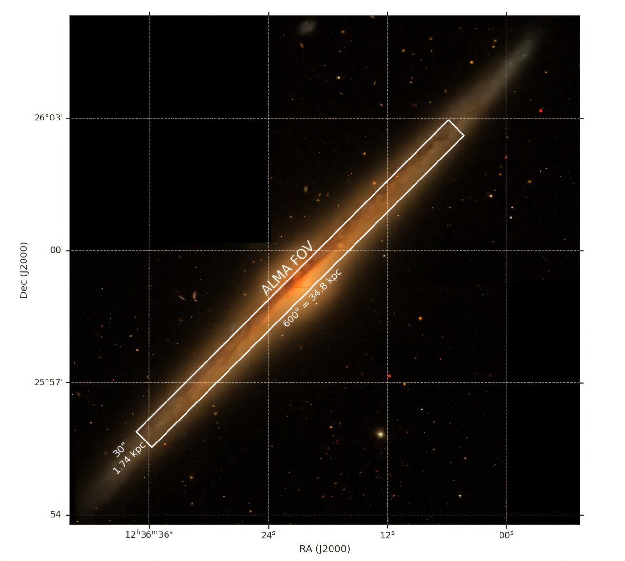 Astronomers Discover a Massive Star Factory Hidden Inside the Needle Galaxy
