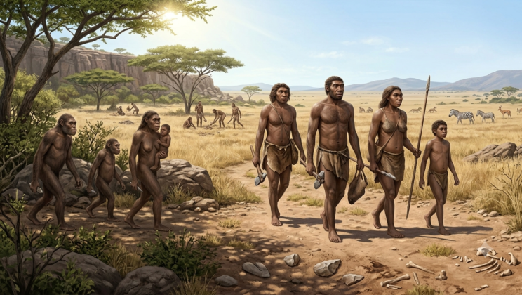 Human Evolution Wasn’t a Steady Climb: Study Finds Biggest Body Size Jump Happened 2 Million Years Ago