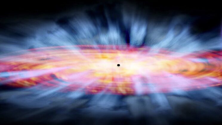Black Hole Wind Blasts Through Space at 30% of Light Speed, Fastest Ever Seen in Ultraviolet Light