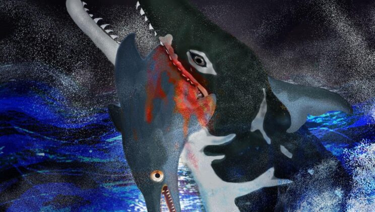 160-Million-Year-Old Fossil Captures the Exact Moment a Giant Sea Predator Struck Its Prey