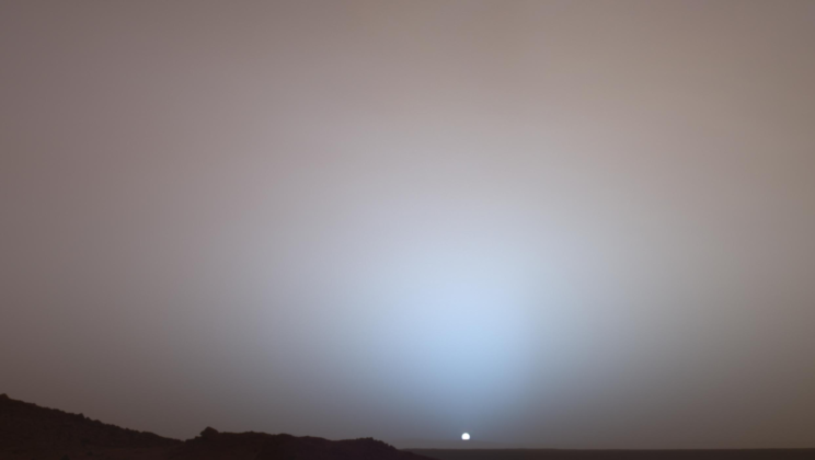 Why Does Mars Have Blue Sunsets?