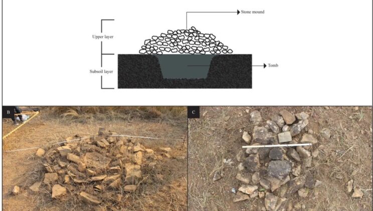 As rising reservoir waters closed in on an ancient Angolan settlement, archaeologists uncovered a pottery urn holding the country’s only known cremation beside centuries-old stone graves that had remained hidden for more than 500 years