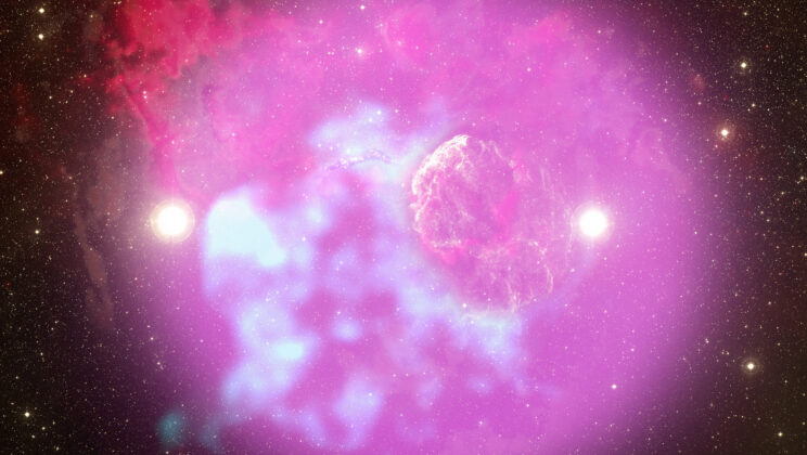 Jellyfish Nebula May Be Half of the First Known Binary Star System Where Both Stars Exploded as Supernovae