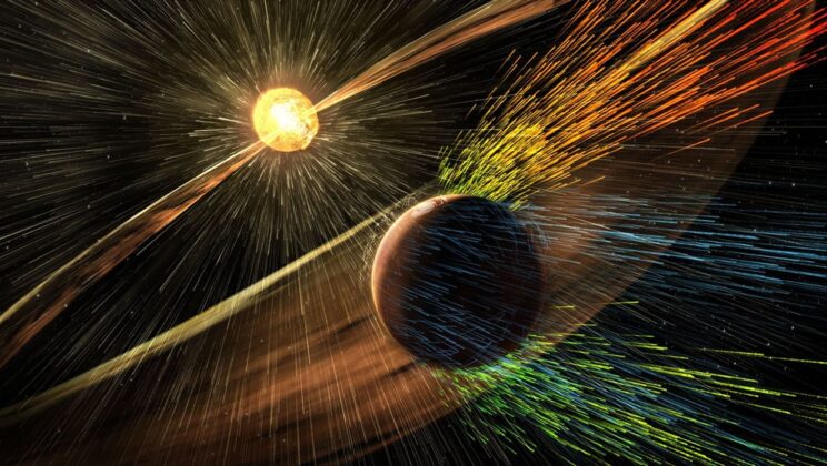Scientists Discover a Miniature Earth-Like Dungey Cycle Above Mars That Powers Some of the Planet’s Brightest Auroras
