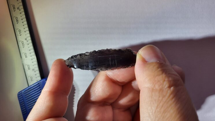 Neolithic people in central Anatolia repeatedly marked obsidian arrowheads for reasons still unknown