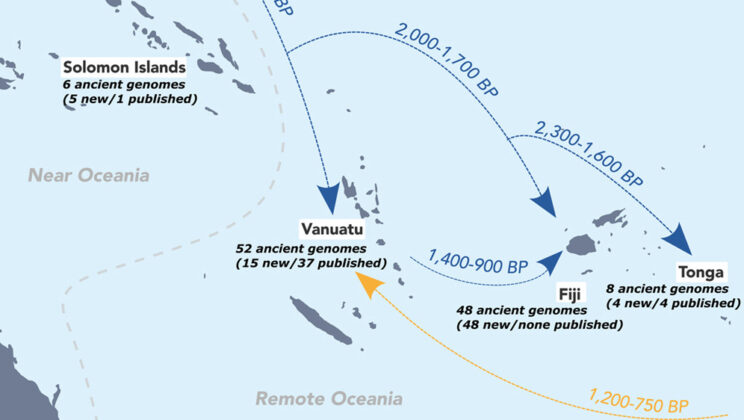 The first Papuan-related migrants reached Fiji nearly 2,000 years ago