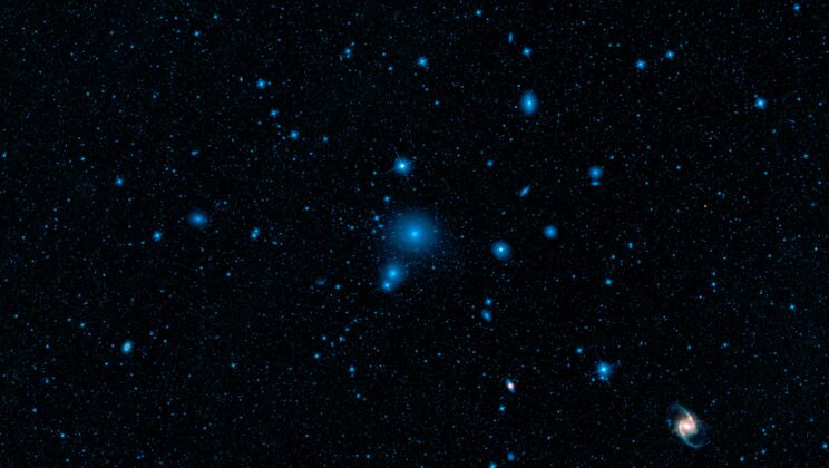 Gamma-ray line at 43 billion electron volts hints at the particles behind dark matter