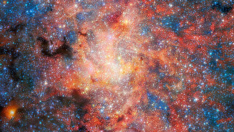 Dust and water are surviving remarkably close to the Milky Way’s central black hole